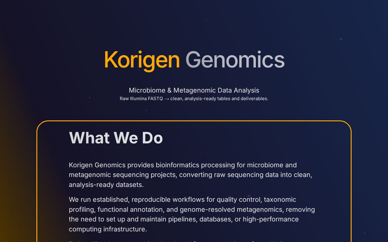 Korigen Genomics